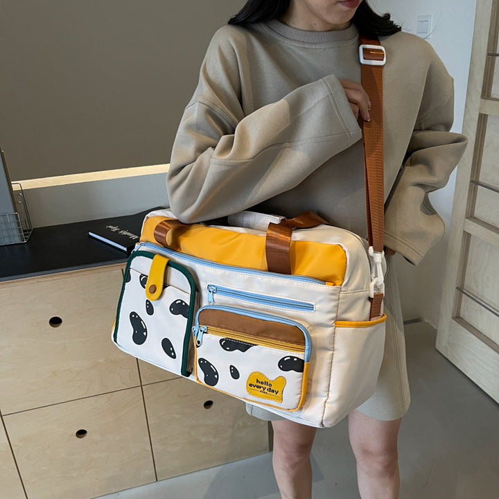 Playful Patterned Travel Duffle Bag Stornfield