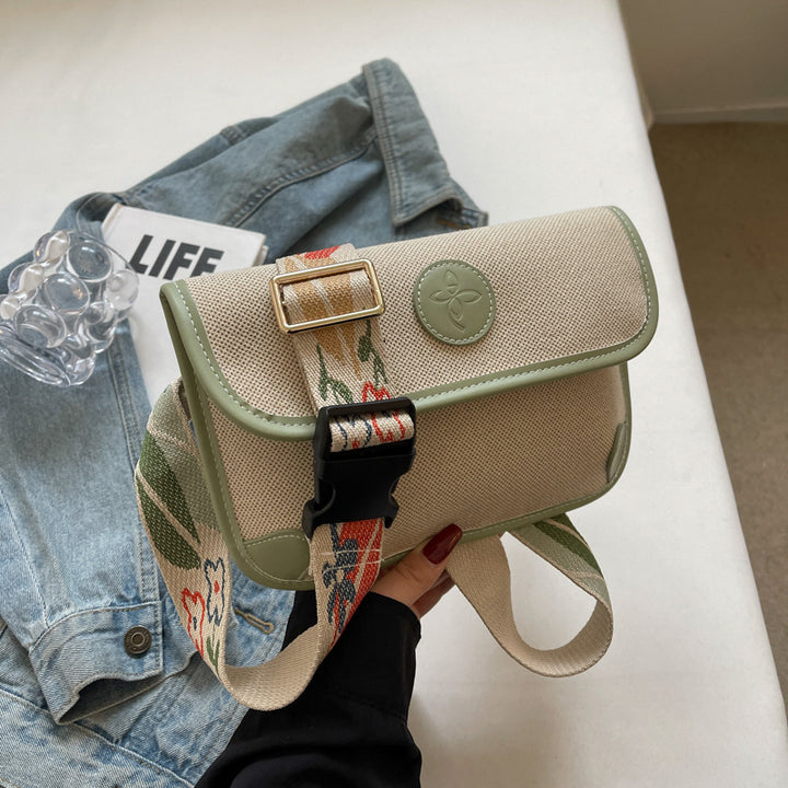 Floral Embroidered Messenger Bag Stornfield