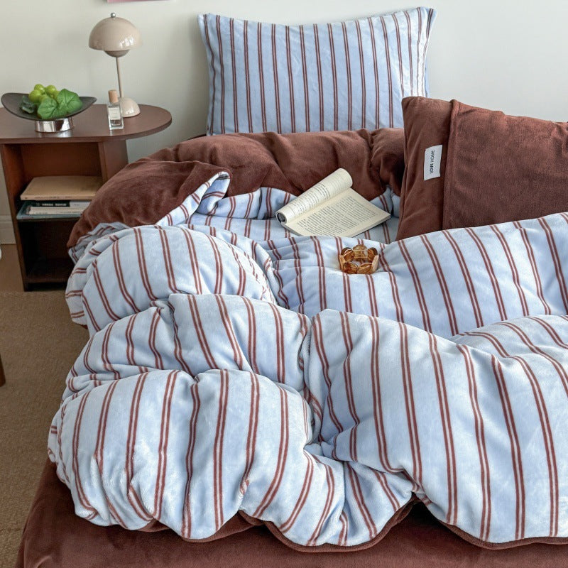 Ultra-Soft Striped Bedding Set