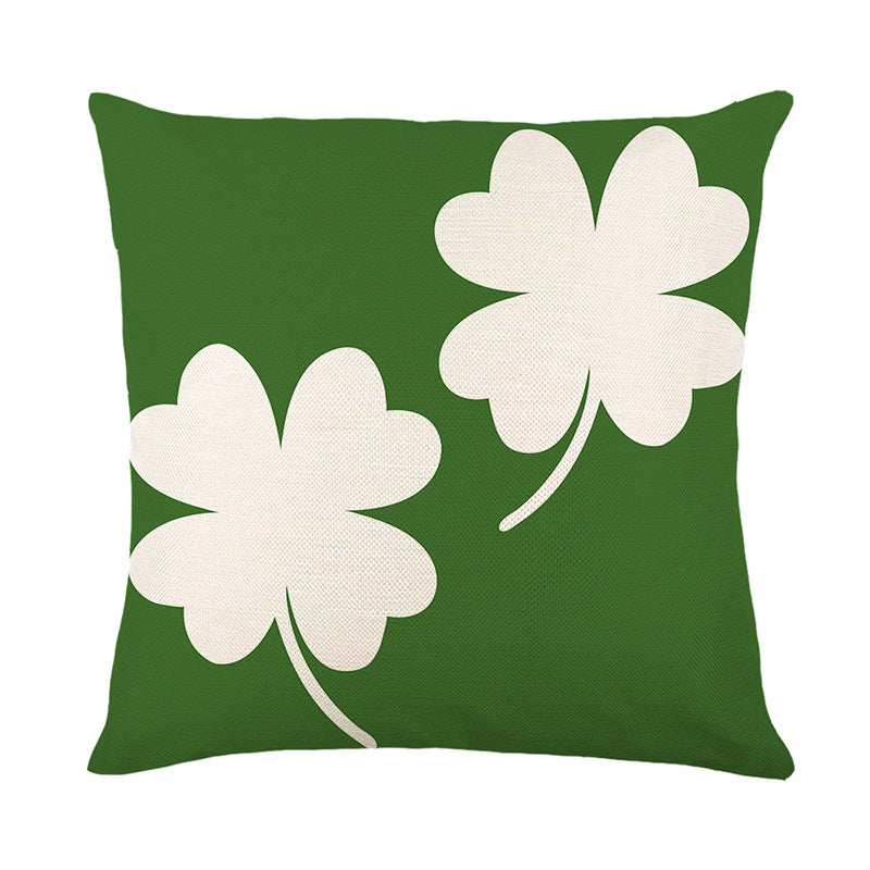 Square Decorative Plaid Linen Cushion Cover