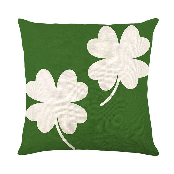Square Decorative Plaid Linen Cushion Cover