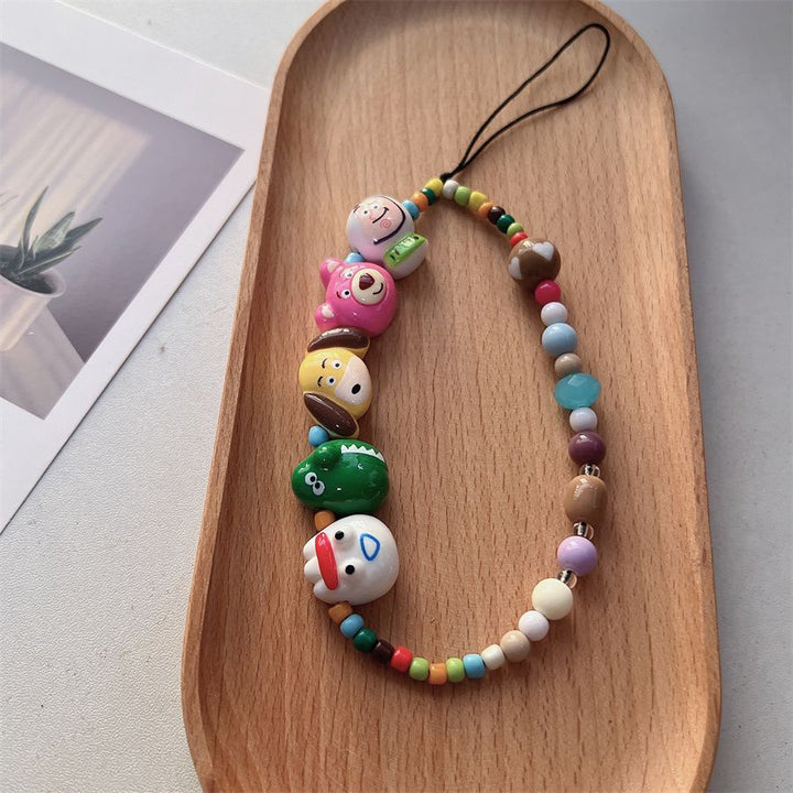 Playful Character Beaded Lanyard Stornfield