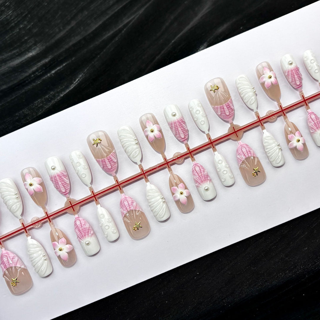Artistic Press-On Nail Design Collection