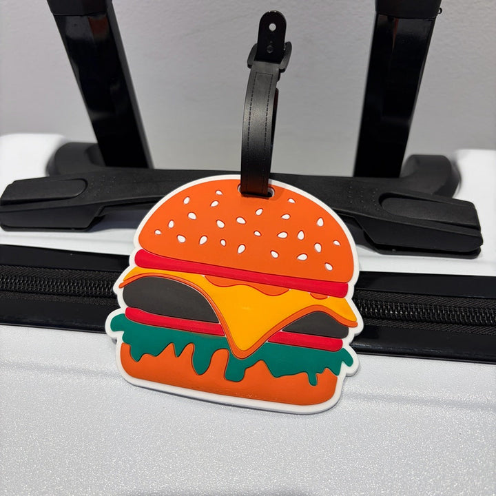 Playful Burger-Shaped Luggage Tag Stornfield
