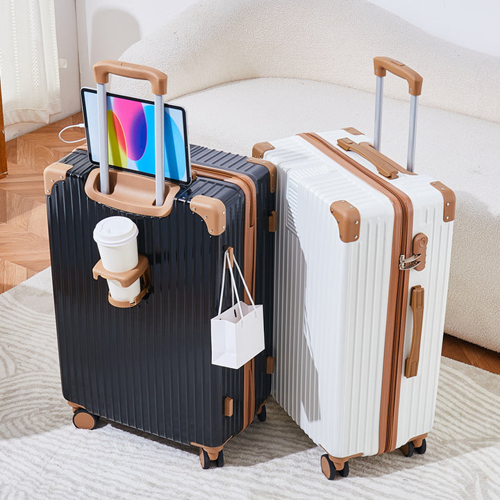 Unisex Textured Multi-Functional Hard-Shell Luggage Stornfield