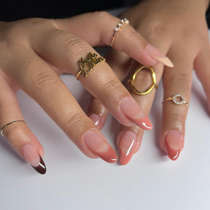Trendy Nail Extensions with Elegant Gradient Stornfield