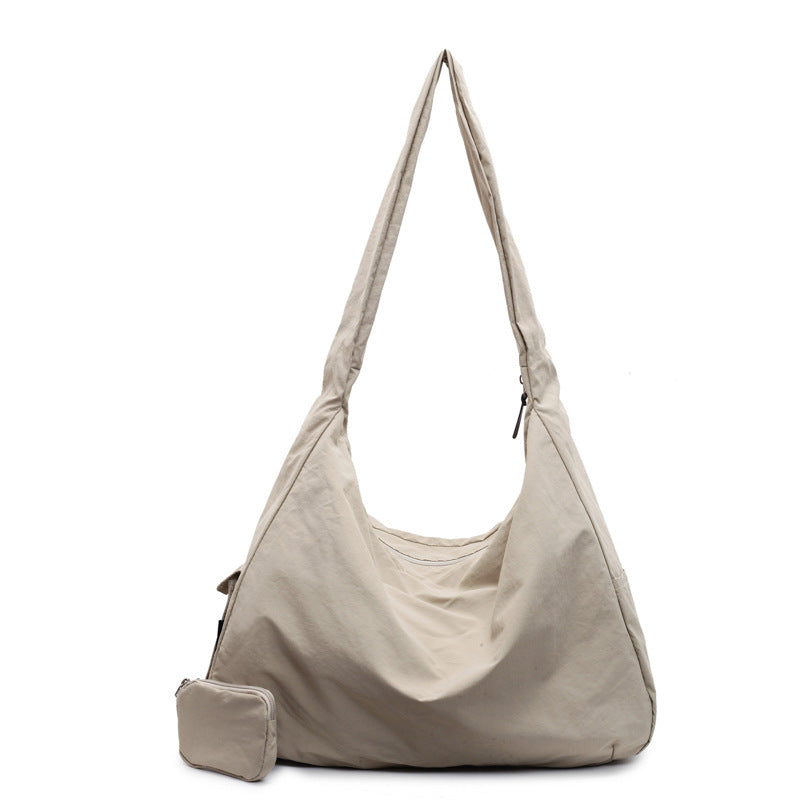 Spacious Multi-Pocket Hobo Bag