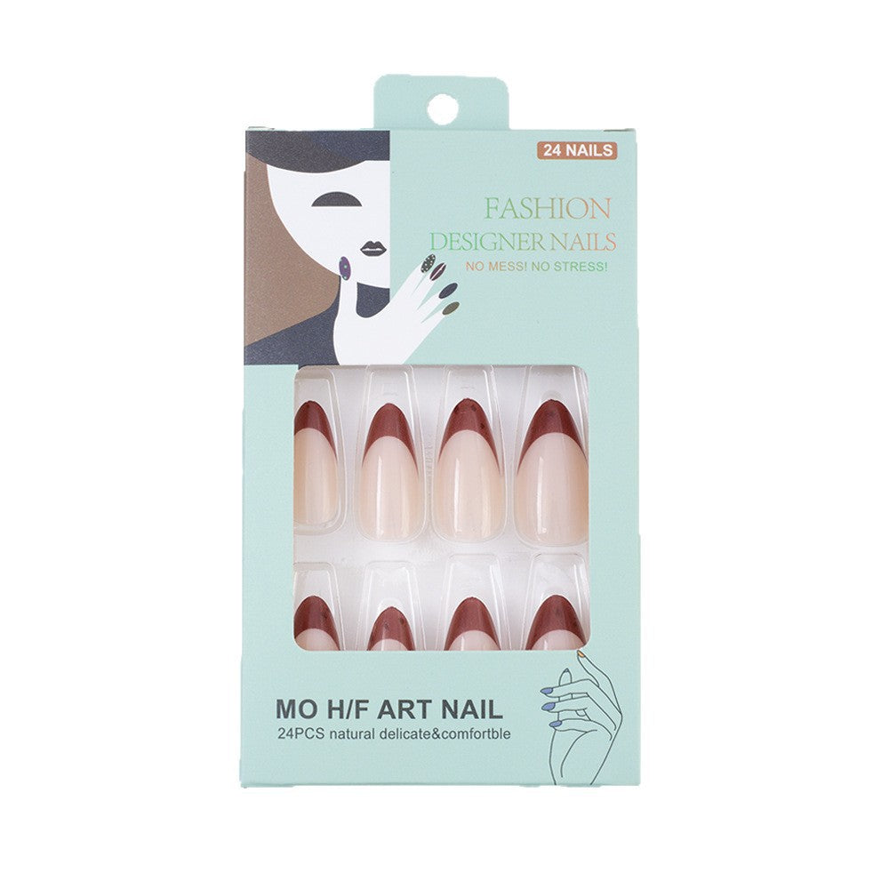 Artificial nails with elegant French tips design Stornfield