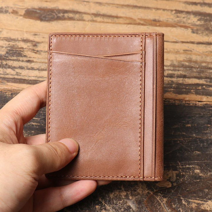 Premium Leather Minimalist Cardholder