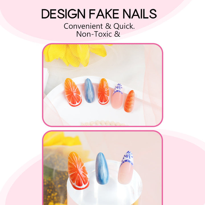 Creative nail set in cheerful fruit design Stornfield