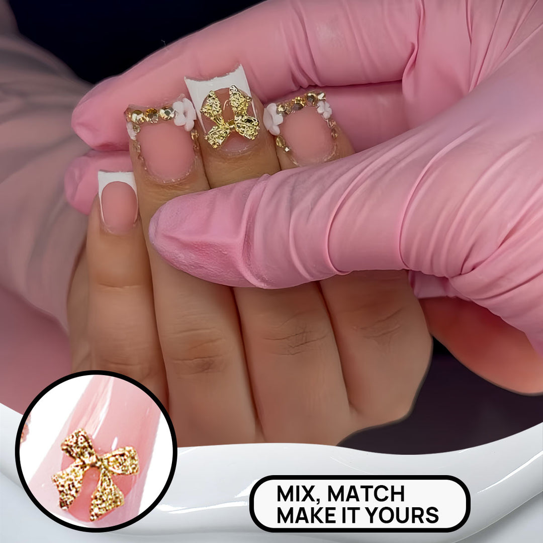 Decorative Press-On Nail Art Set Stornfield
