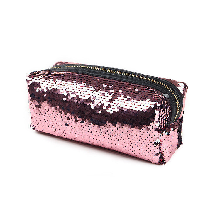 Sparkling Sequin Makeup Organizer