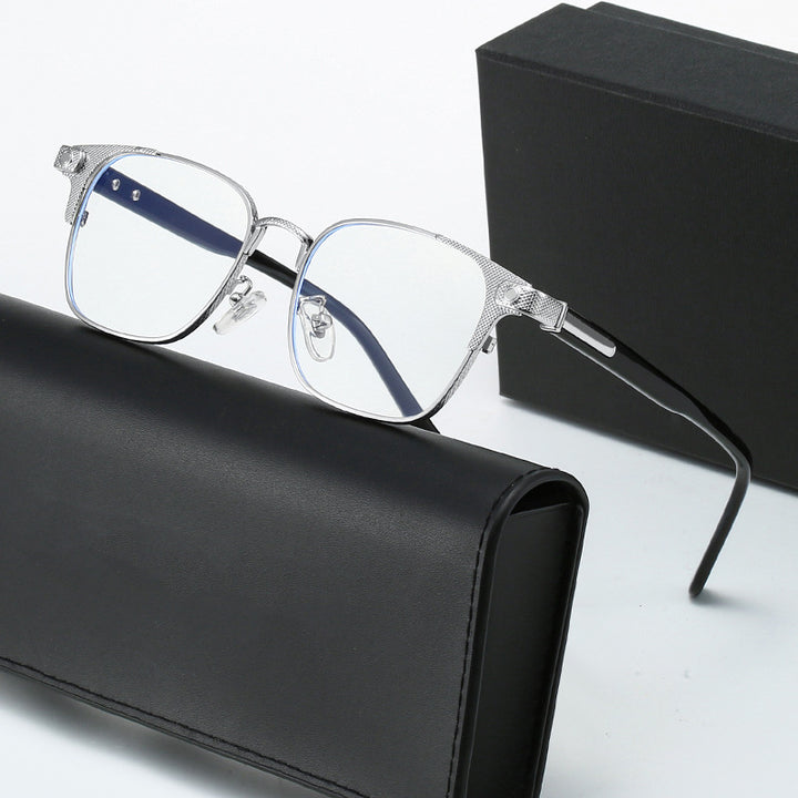 Women's fashionable corrective glasses with filigree metal frame Stornfield
