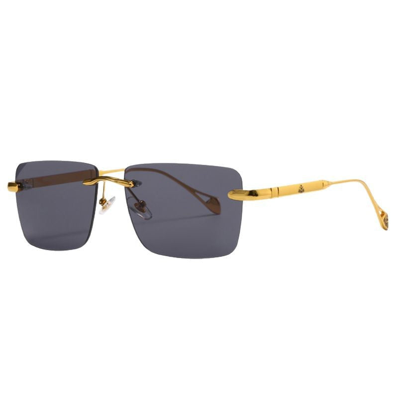 Women's fashionable square sunglasses with luxurious metal accents Stornfield