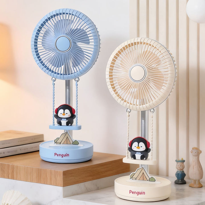 Ladies Creative Table Fan with Integrated Animal Motif Stornfield