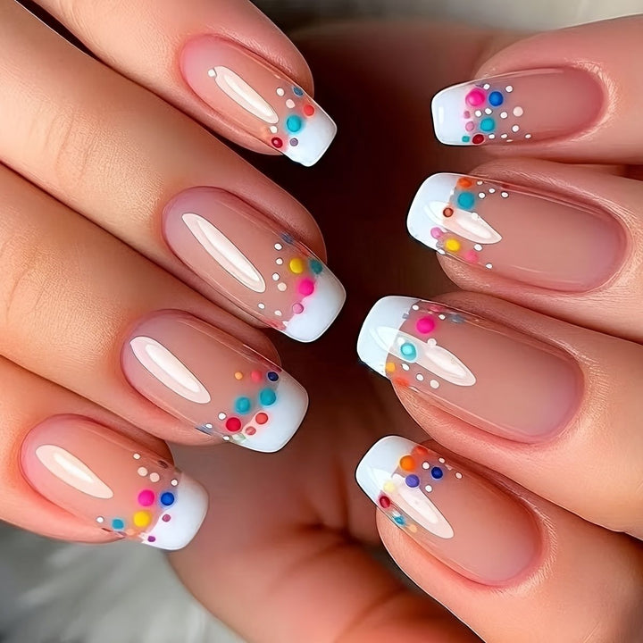 Floral Art Acrylic Nail Set Stornfield