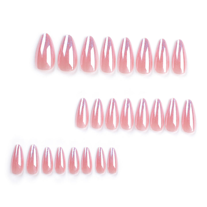 Artistic stiletto nails with glitter gradient and elegant design Stornfield