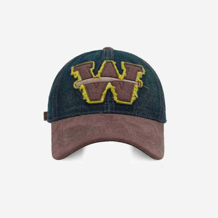 Men's Distressed Denim Baseball Cap Stornfield