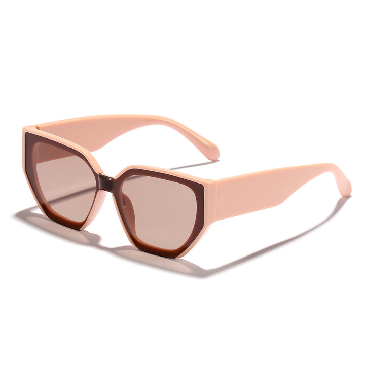 Women's fashionable oversized sunglasses with trendy hexagon design Stornfield