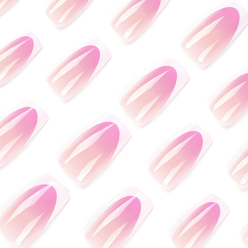 Artful Nail Extensions with Delicate Ombre Design Stornfield