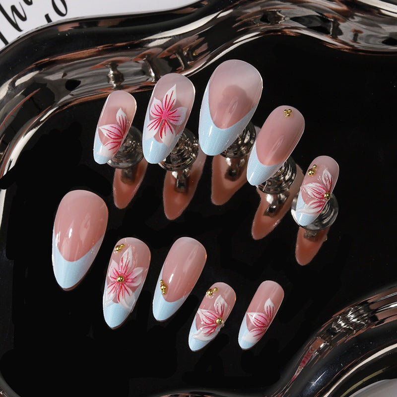 Floral Art Design Press-On Nail Set Stornfield