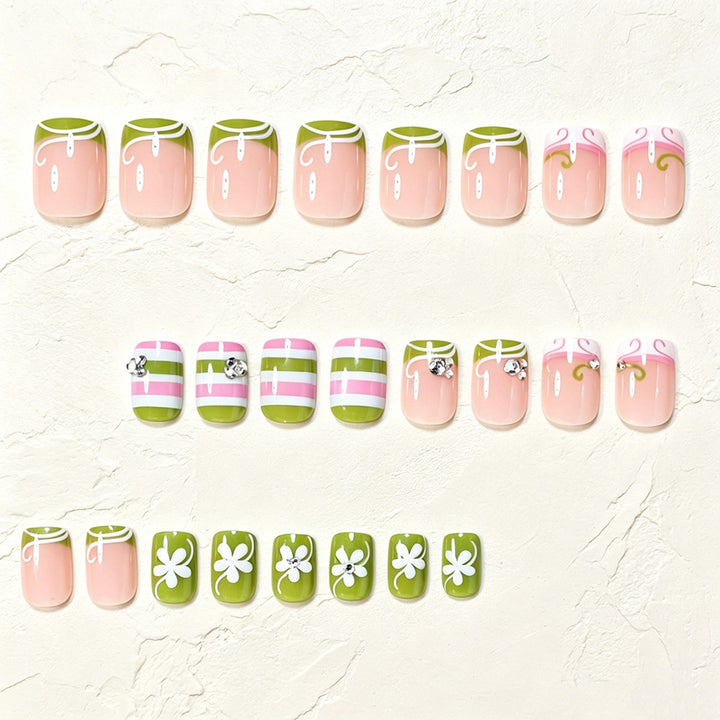 Decorative Press-On Nail Art Tips Stornfield