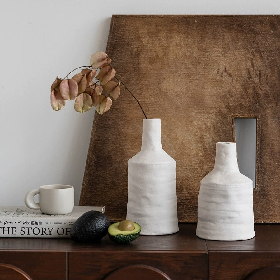 Textured Ceramic Art Vase