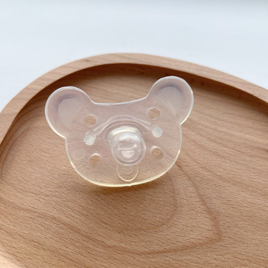 Orthodontic Clear Silicone Bear-Shaped Baby Pacifier