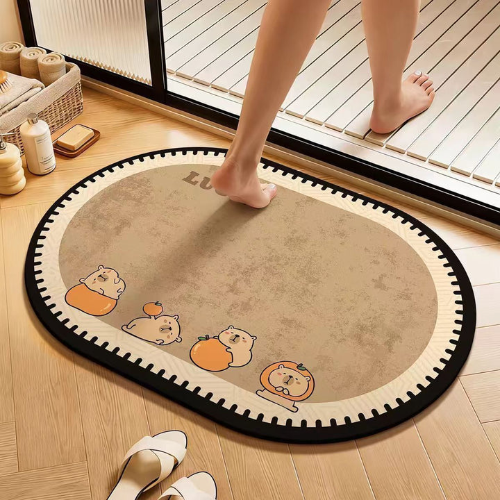Cartoon-Themed Non-Slip Area Rug
