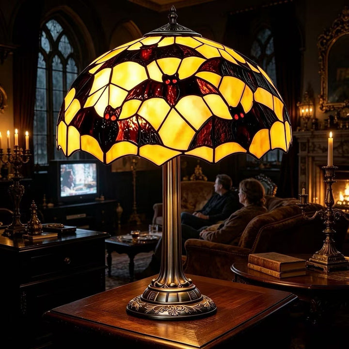 Decorative table lamp in bat design Stornfield