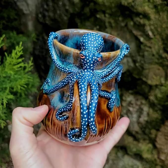 Decorative octopus-Themed Mug Stornfield