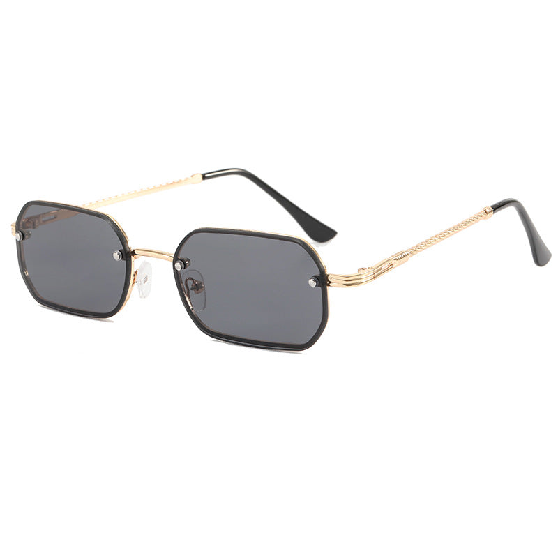 Women's stylish octagonal sunglasses with luxurious metal frame Stornfield