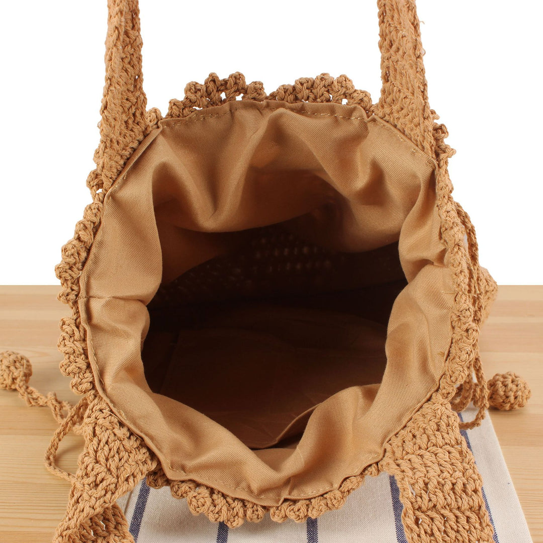 Large crochet bag with adjustable carrying strap Stornfield