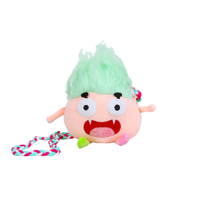 Plush Cartoon Monster Mini Backpack