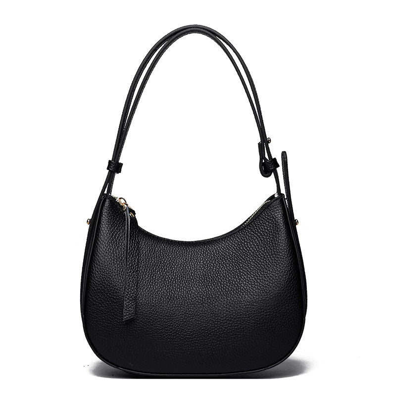 Stylish Pebbled Leather Hobo Bag Stornfield