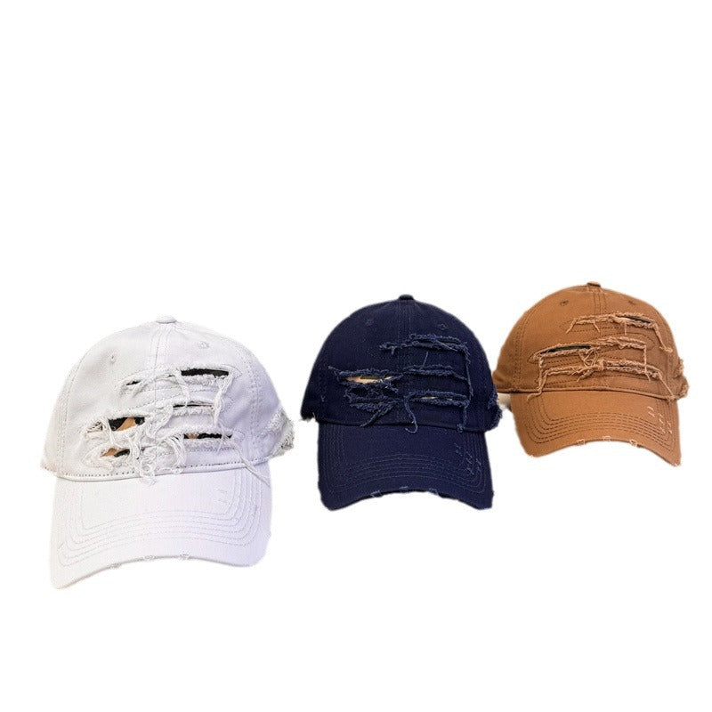 Men's Distressed Denim Baseball Cap Stornfield