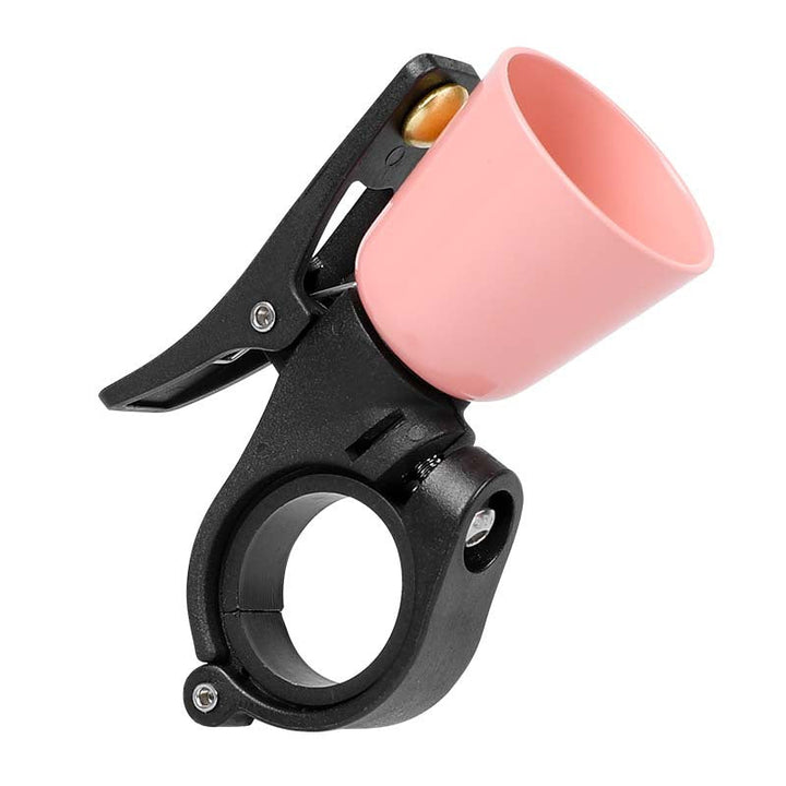 handlebar-mounted bicycle safety horn with universal quick-release clamp Stornfield