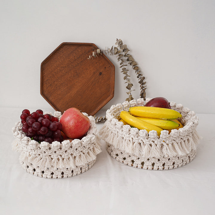 Decorative Macramé Storage Basket Stornfield