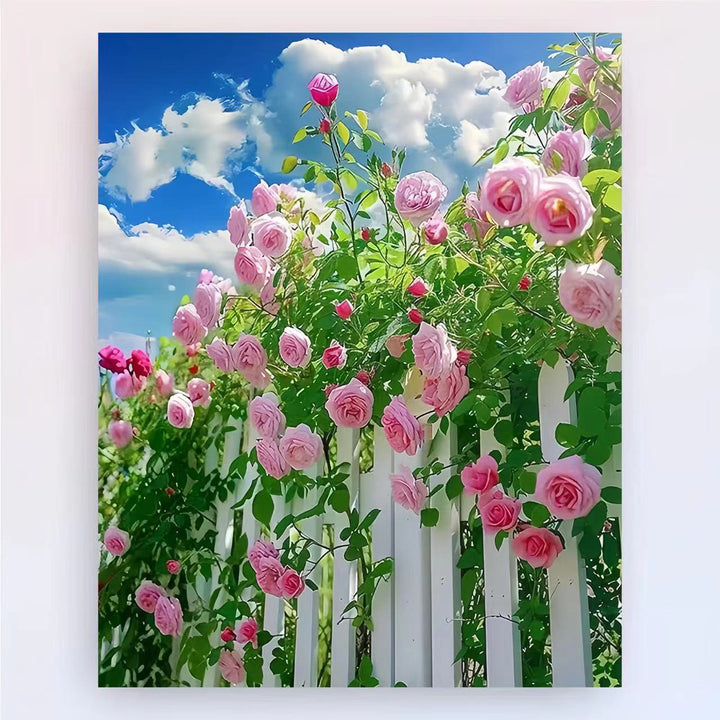 Contemporary Lotus Floral Canvas Art Print Stornfield
