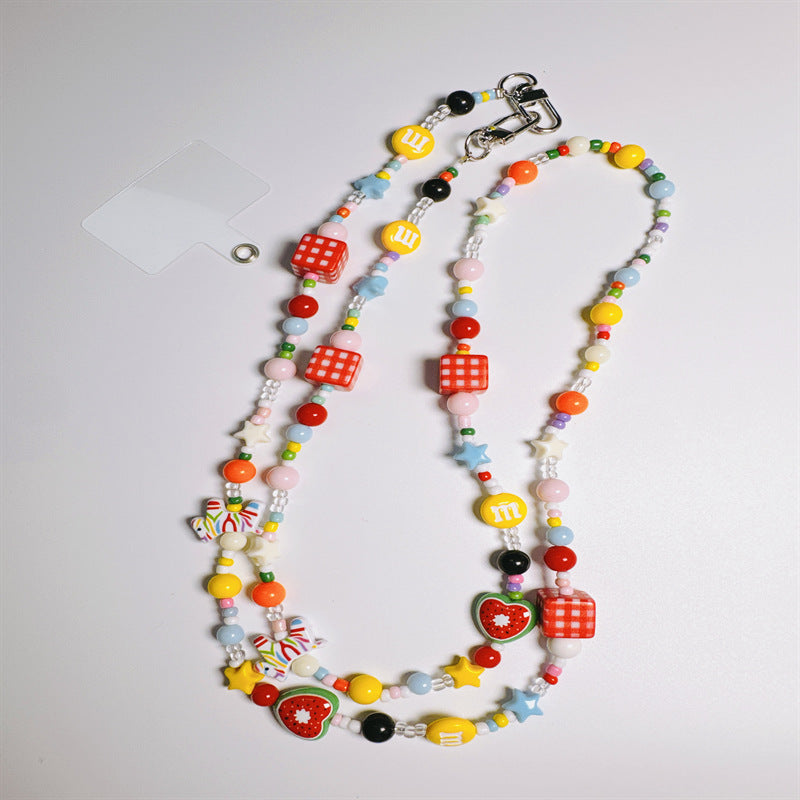 Fun-Themed Beaded Eyewear Chain Stornfield