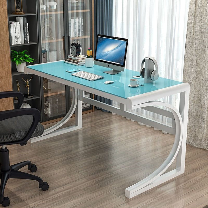 Modern Glass Desk Stornfield