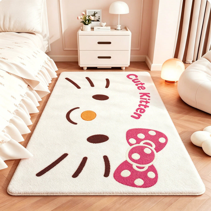 Cute Cartoon Kitten Bath Mat
