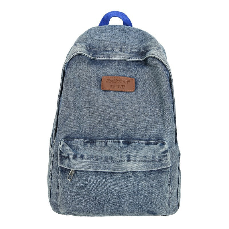 Stylish Denim School Backpack Stornfield