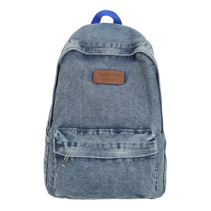 Stylish Denim School Backpack Stornfield