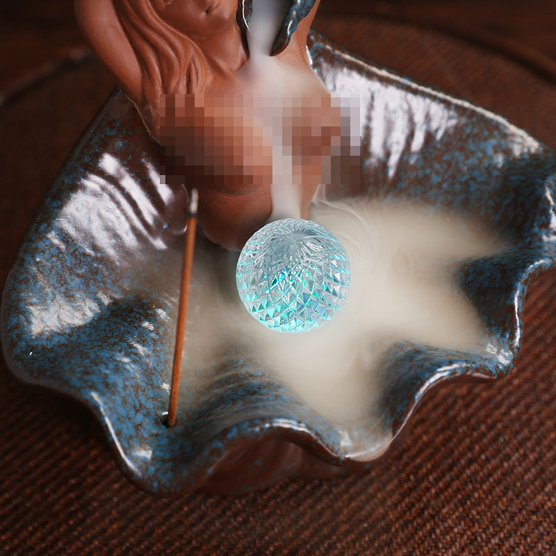 Artistic Mermaid-Inspired Incense Holder