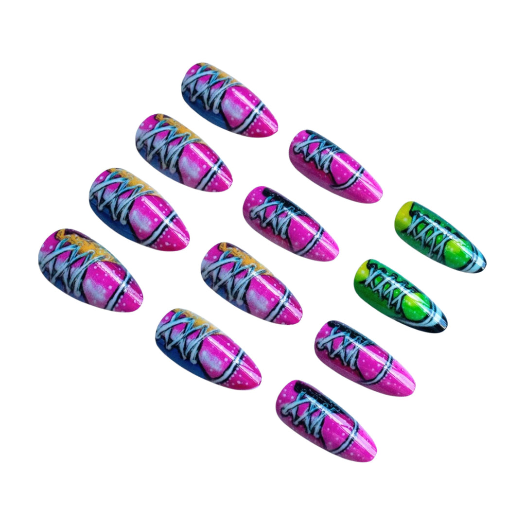 Creative Sneaker Art Nail Design Kit