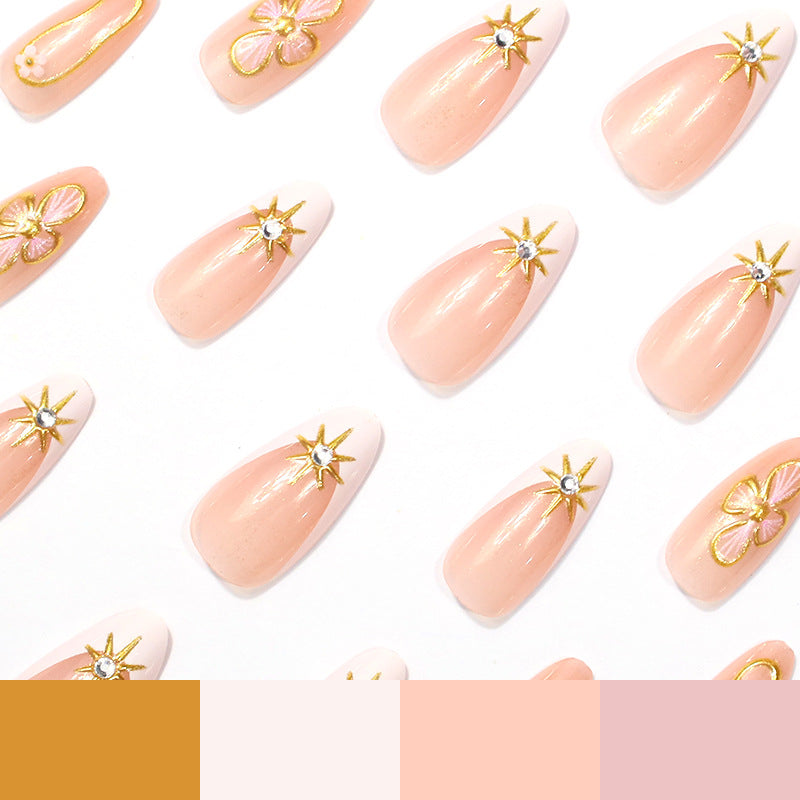 Elegant Floral Design Nail Enhancements Stornfield