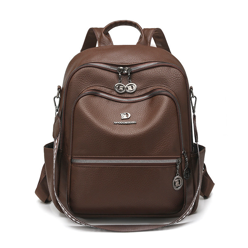Multi-Functional Leather Backpack Stornfield