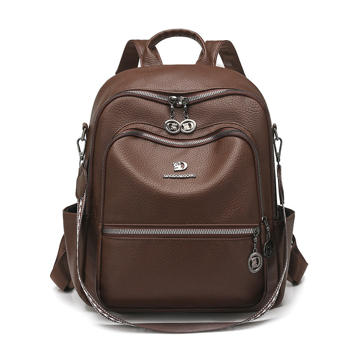 Multi-Functional Leather Backpack Stornfield