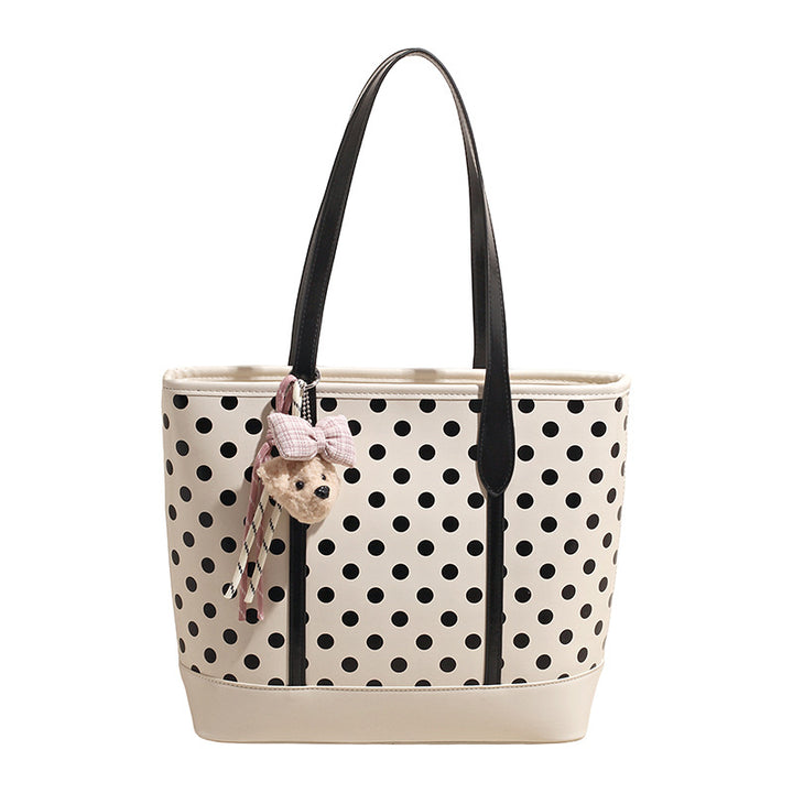 Polka Dot Print Casual Tote Stornfield